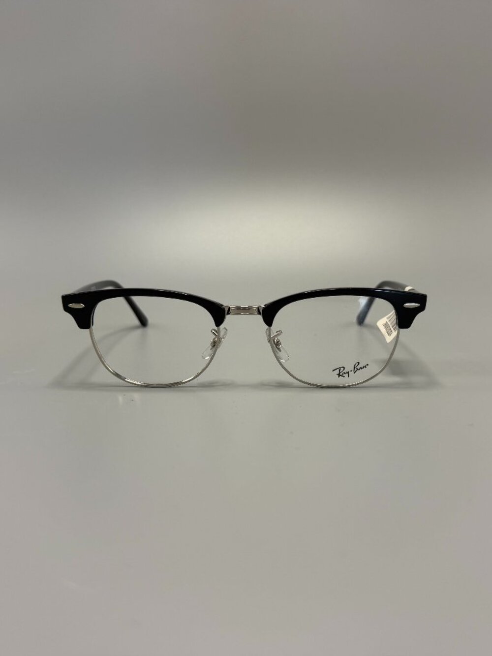 Ray-Ban RB5154 2000 Clubmaster Black Silver Eyeglass Frames 53mm New Demo